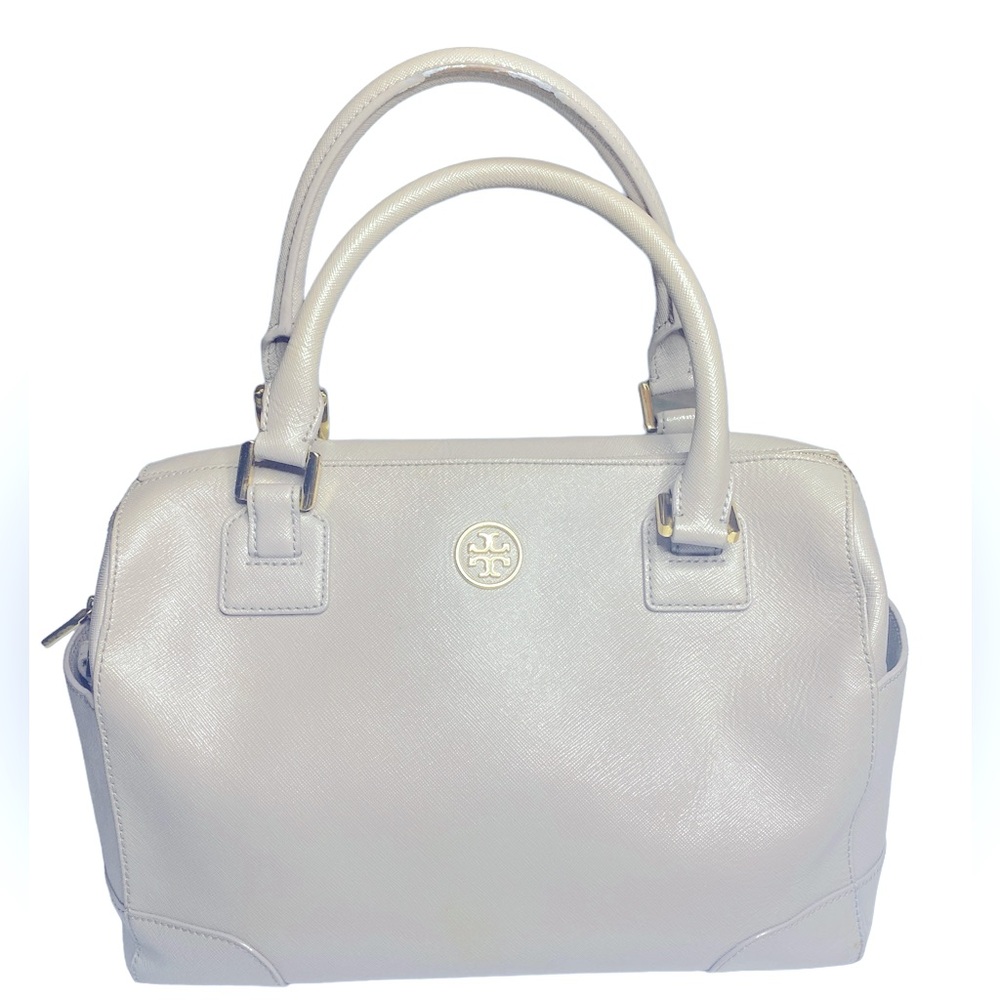 Tory Burch Light Gray Satchel